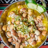 Breakfast bowls: hummus, foul, fatteh and labneh