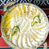Breakfast bowls: hummus, foul, fatteh and labneh