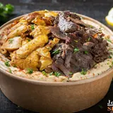 Hummus With Mix Shawarma
